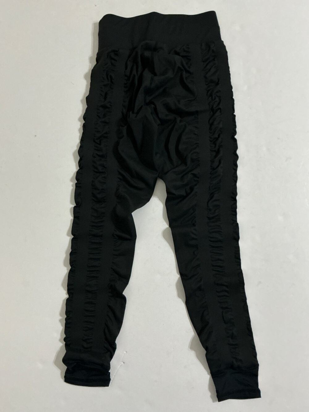 Skinnify Ruched Seamless Leggings Women's M Black High Waist Scrunch Yoga Pants